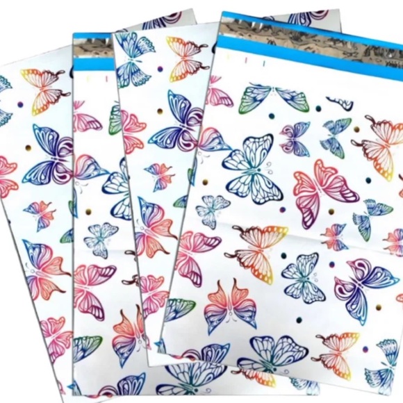 200 Poly Mailers & Clear Poly Bag Bundle w/ Stickers Cards Variety Pack 235pc - Picture 5 of 7
